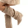 Pointed Toe Slouch Boots